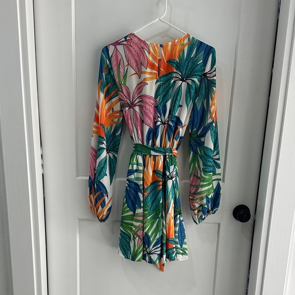 Flying Tomato Multicolor Tropical Print Midi Dress - Picture 3 of 3